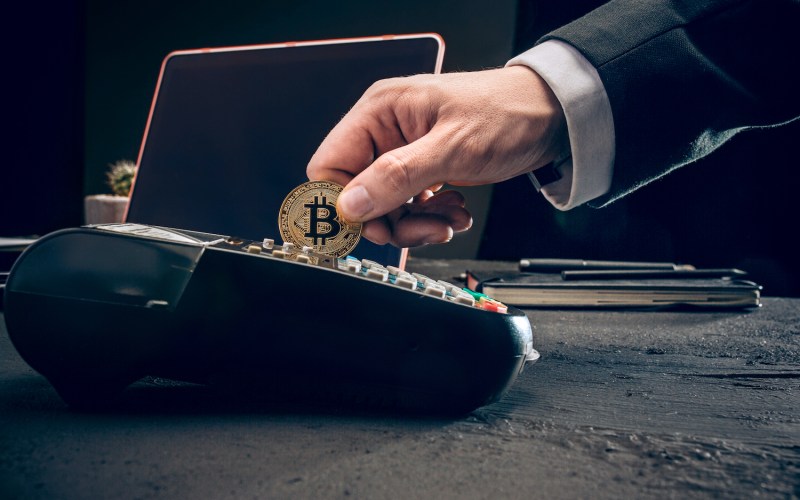 Bitcoin, credit card and POS-terminal