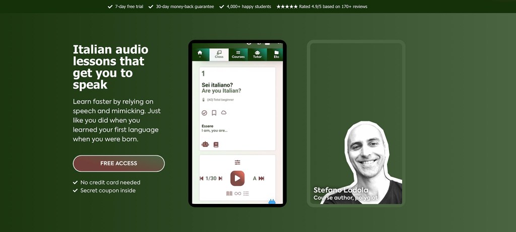 Audio-Based Lessons