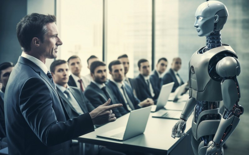 people-listening-ai-robot-coworkers