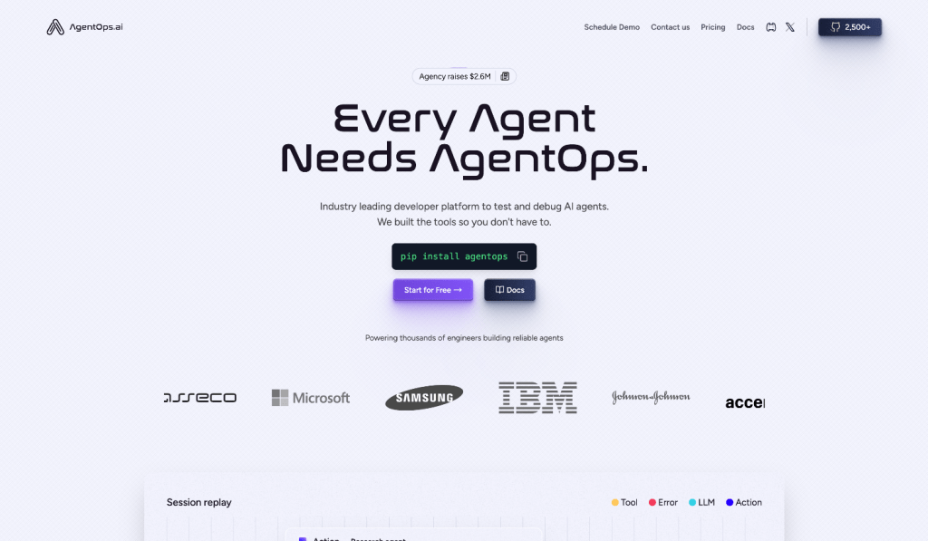 AgentOps AI agents