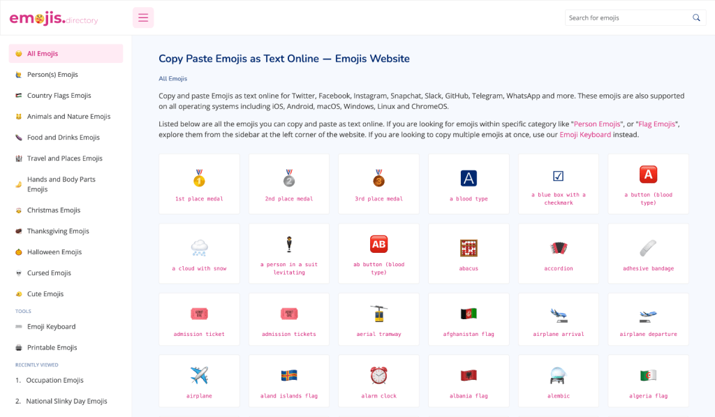 Emojis-Directory-―-Copy-Paste-Emojis-as-Text-Online